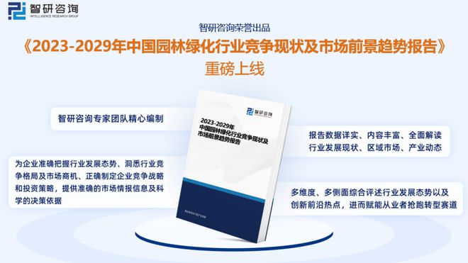 南宫28智研咨询发布：2023年园林绿化行业现状、发展环境及深度分析报告(图1)