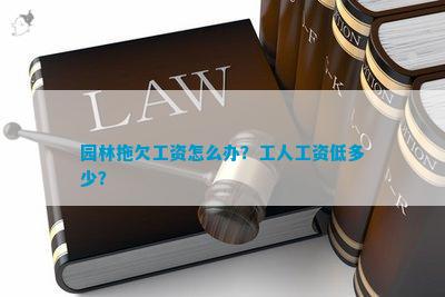 南宫NG28官网园林拖欠工资怎么办？工人工资低多少？(图1)