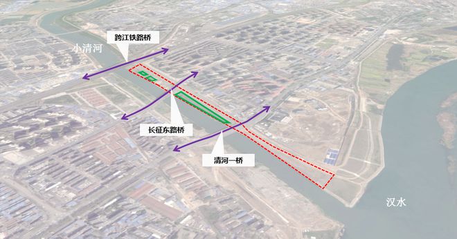 南宫NG28官网沃田生态湿地河道景观设计专题一丨清河西湾段生态景观建设方案(图4)